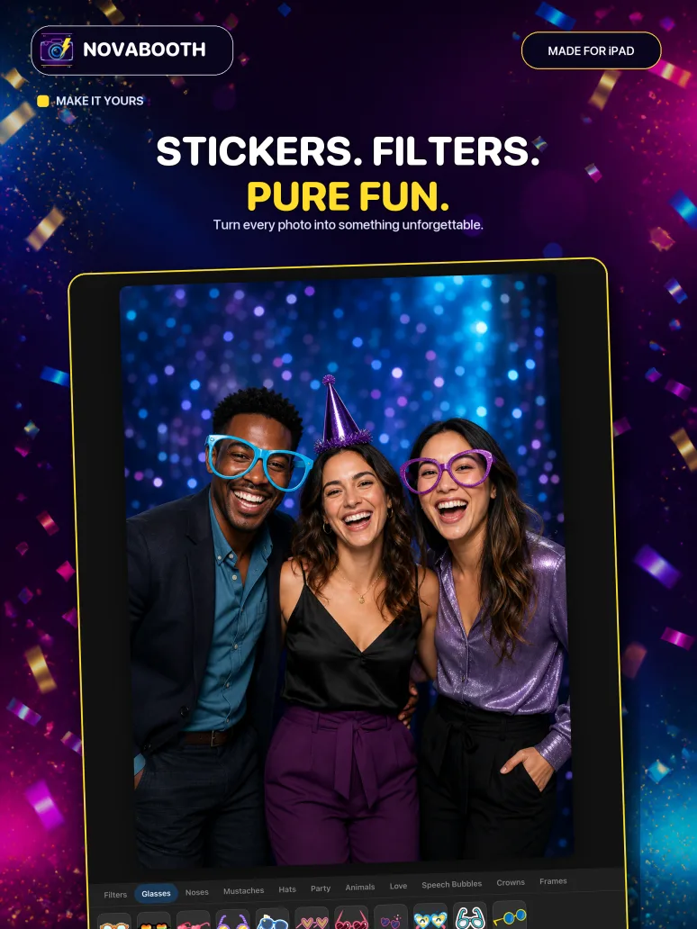 NovaBooth photo editor